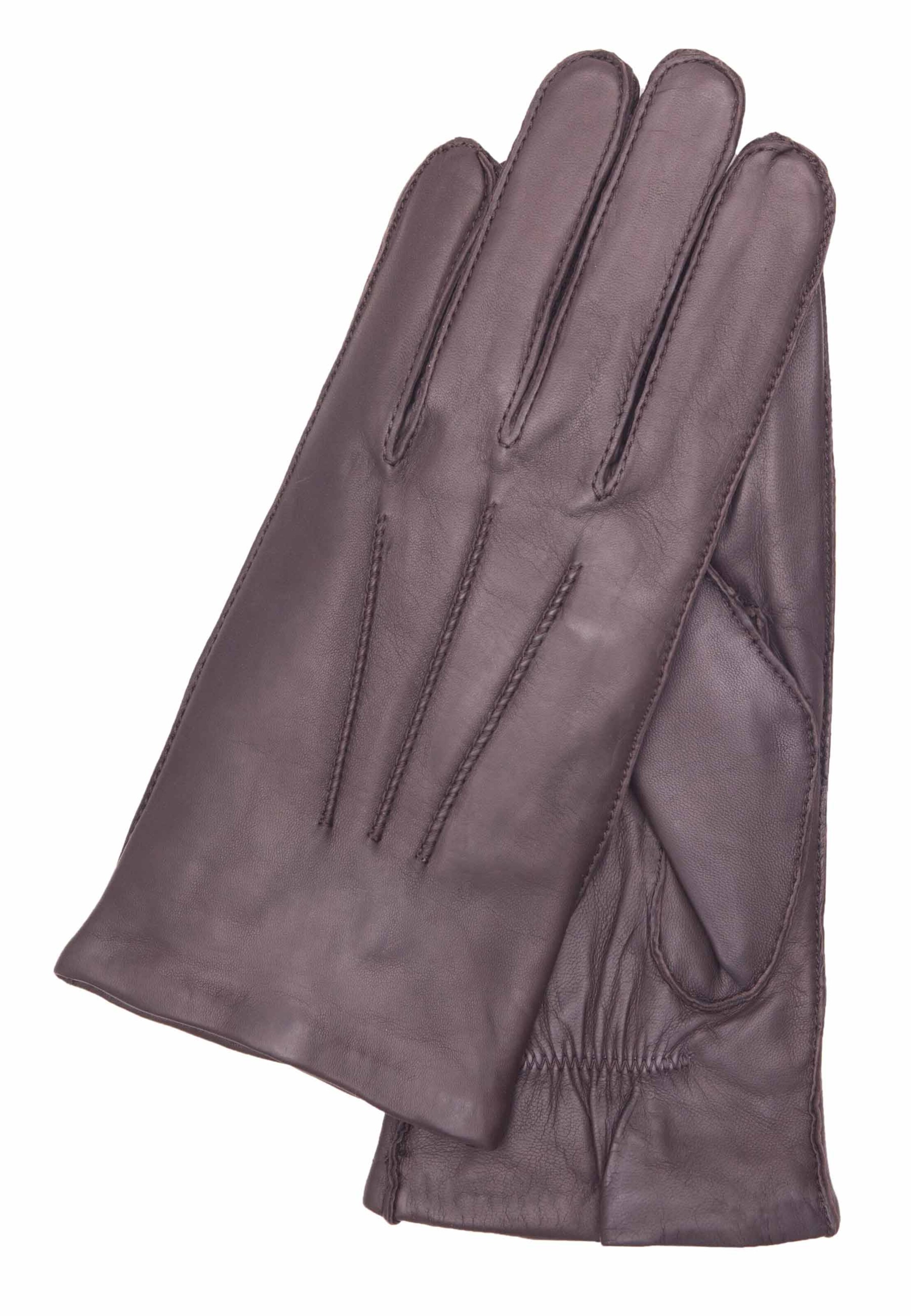 Gretchen Fingerhandschuhe 'John' in braun, Produktansicht