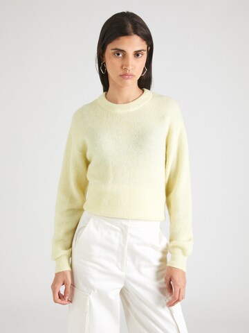 Pull-over 'Britta' Lindex en jaune : devant