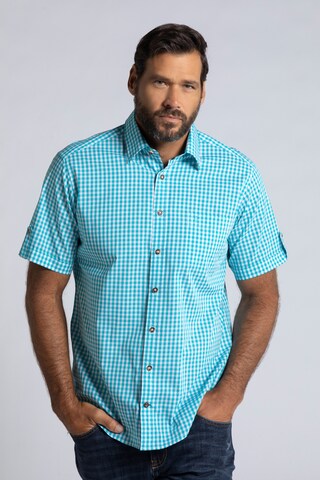 JP1880 Regular fit Button Up Shirt in Blue: front