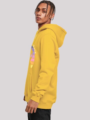 Sweat-shirt 'Alien Peace Sunset' F4NT4STIC en jaune