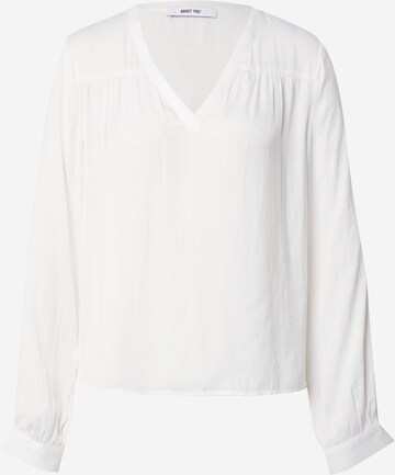 Camicia da donna 'Orelia' di ABOUT YOU in bianco: frontale