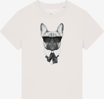 Watapparel Shirt 'Ein fescher Hund' in White: front