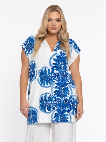 Yoek Tunic in Blue: front