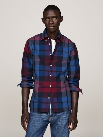 TOMMY HILFIGER Regular fit Button Up Shirt in Red: front