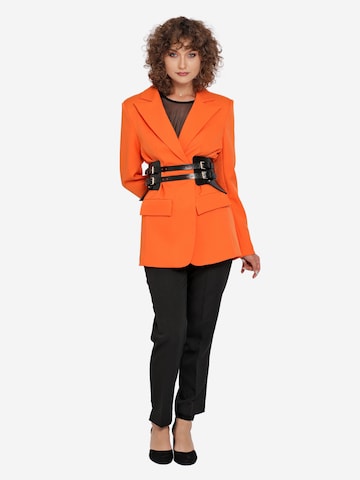 Haute Cuir Riem 'Peplum Maia Corset Belt' in Zwart