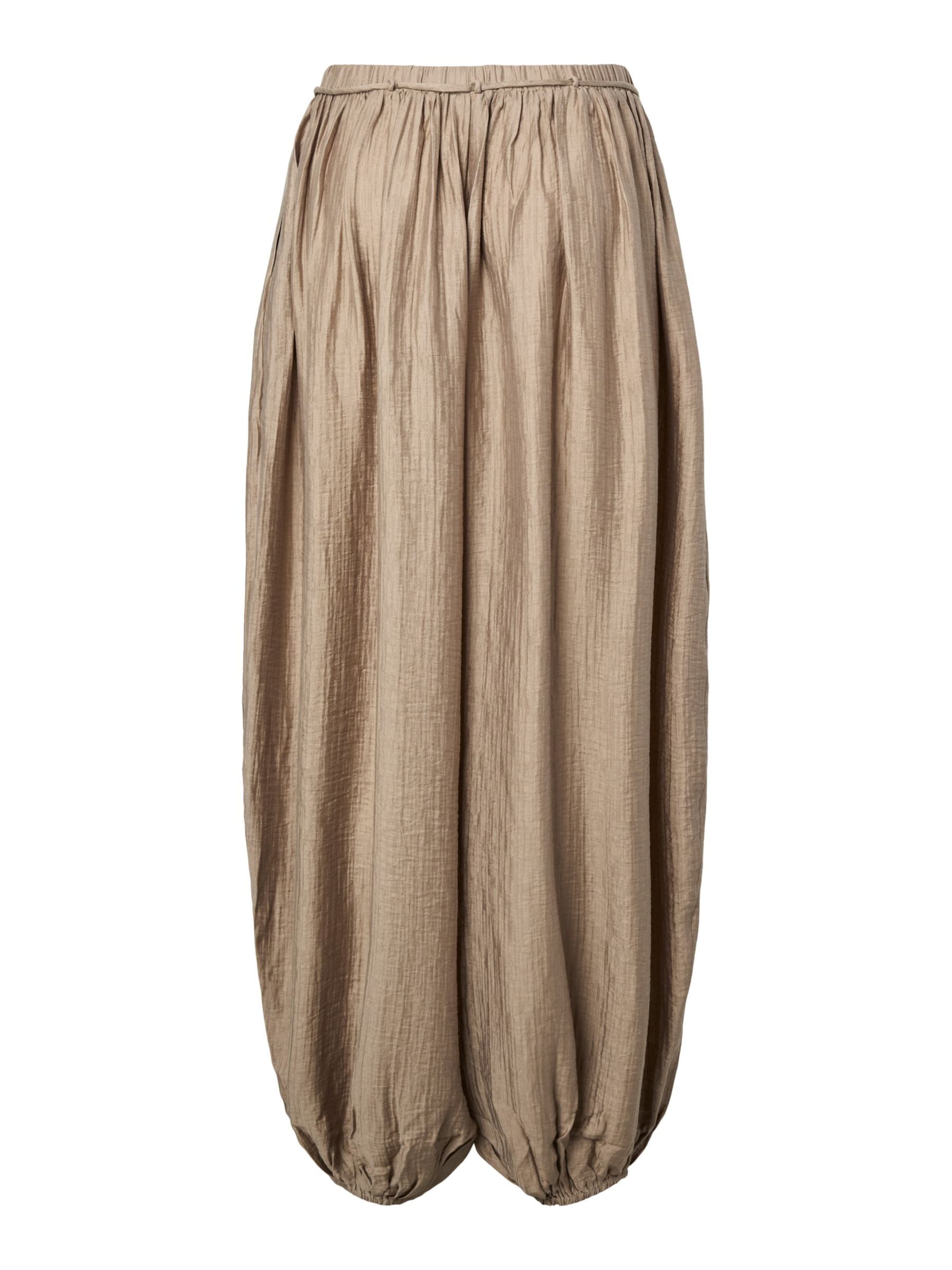 YAS - regular Pantalón 'HALLY' en beige