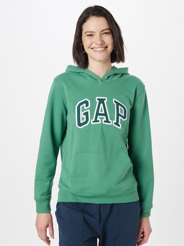 Felpa di Gap Tall in verde: frontale