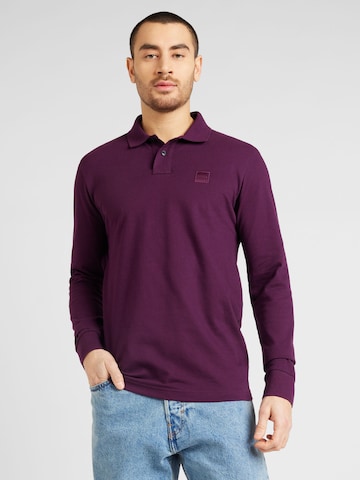BOSS Orange Shirt 'Passerby' in Purple: front