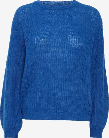 PULZ Jeans Sweater 'IRIS ' in Blue: front