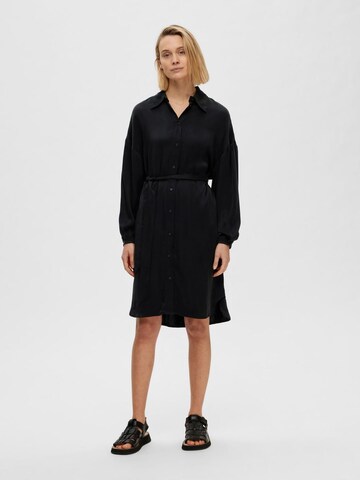 SELECTED FEMME Shirt Dress in Black