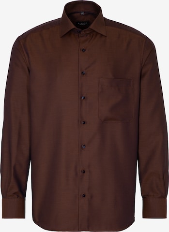 ETERNA Button Up Shirt in Brown: front