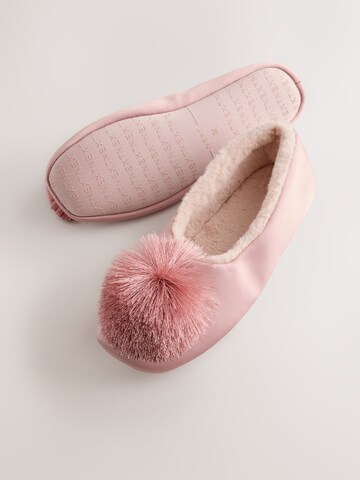 Next - Zapatillas de casa en rosa