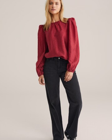 WE Fashion Bluse in Rot