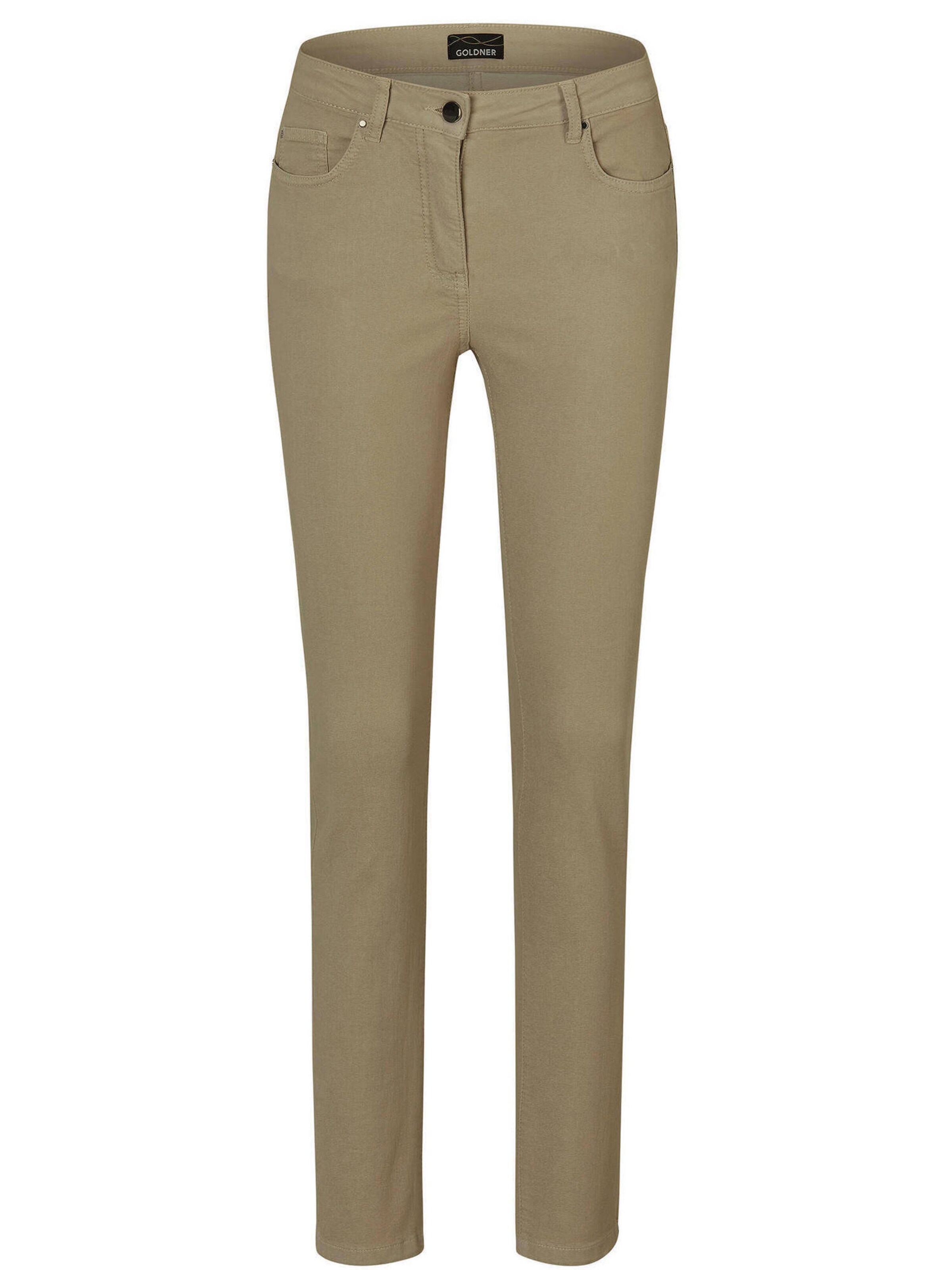 Goldner Jeans 'BELLA' in Groen: voorkant