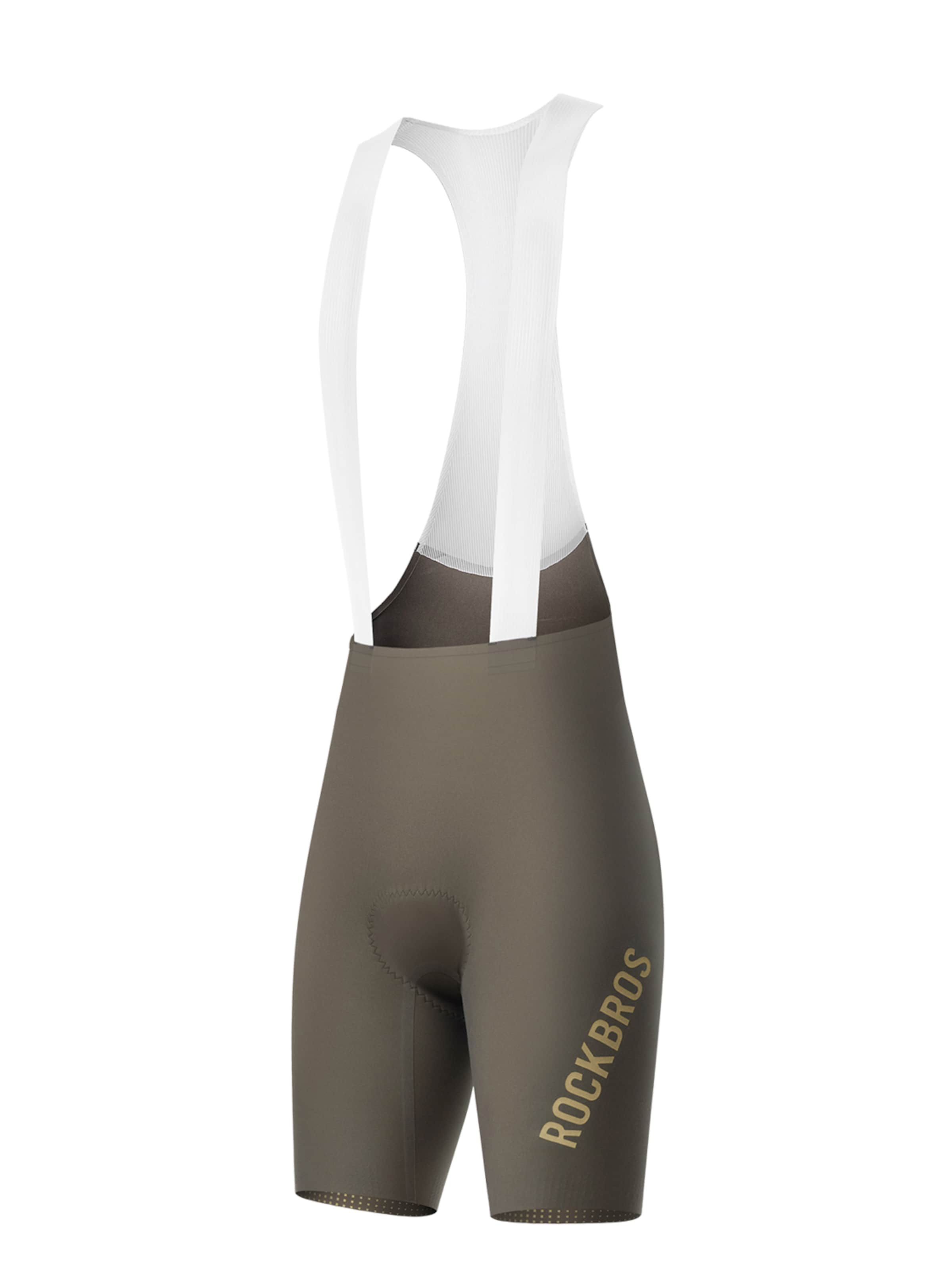 ROCKBROS Outdoorhose 'Herren Radlershorts mit Träger'‌‌ in XS/Regular in braunmeliert, Produktansicht