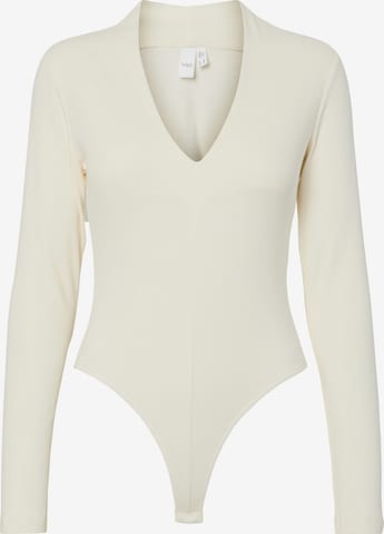 YAS Paitabody 'YASCLAIR' värissä beige: etupuoli