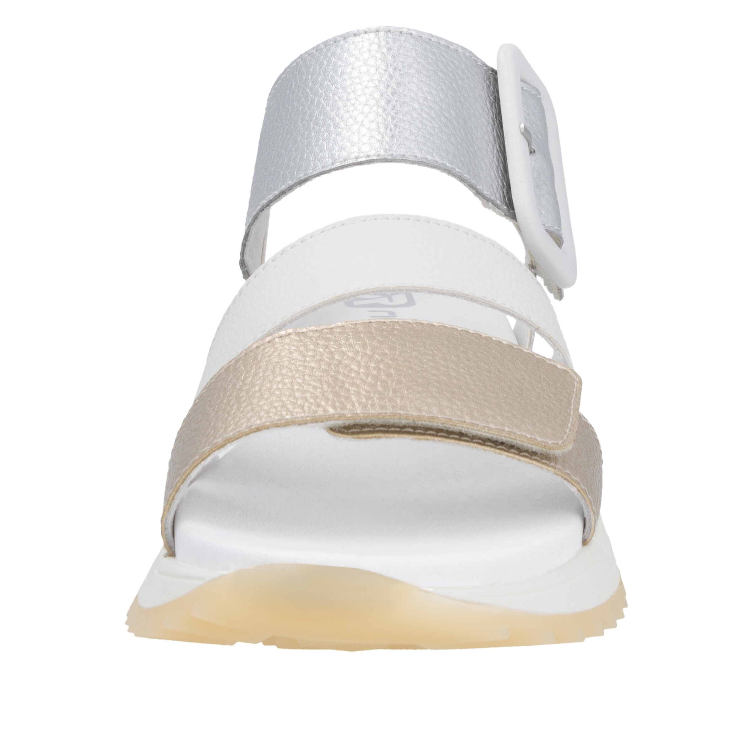 Rieker Sport Sandalen met riem in Wit