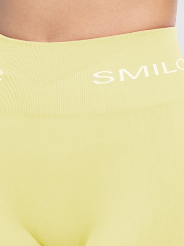 Smilodox Skinny Leggings 'Azura' in Gelb