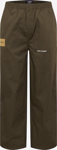 Denim Project Regular Pants 'MILI' in Green: front