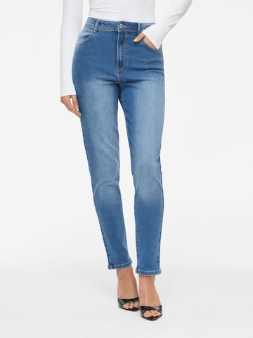 Slimfit Jeans di VILA in blu: frontale