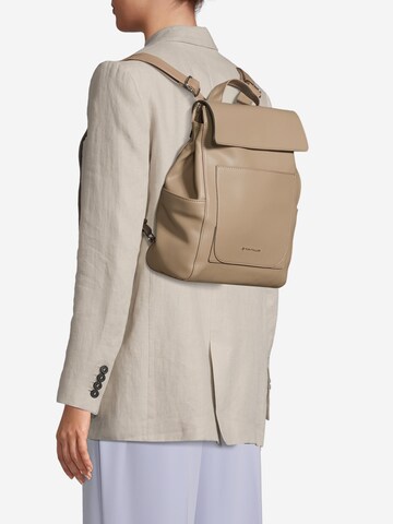 TOM TAILOR Rucksack 'Emilie' in Beige