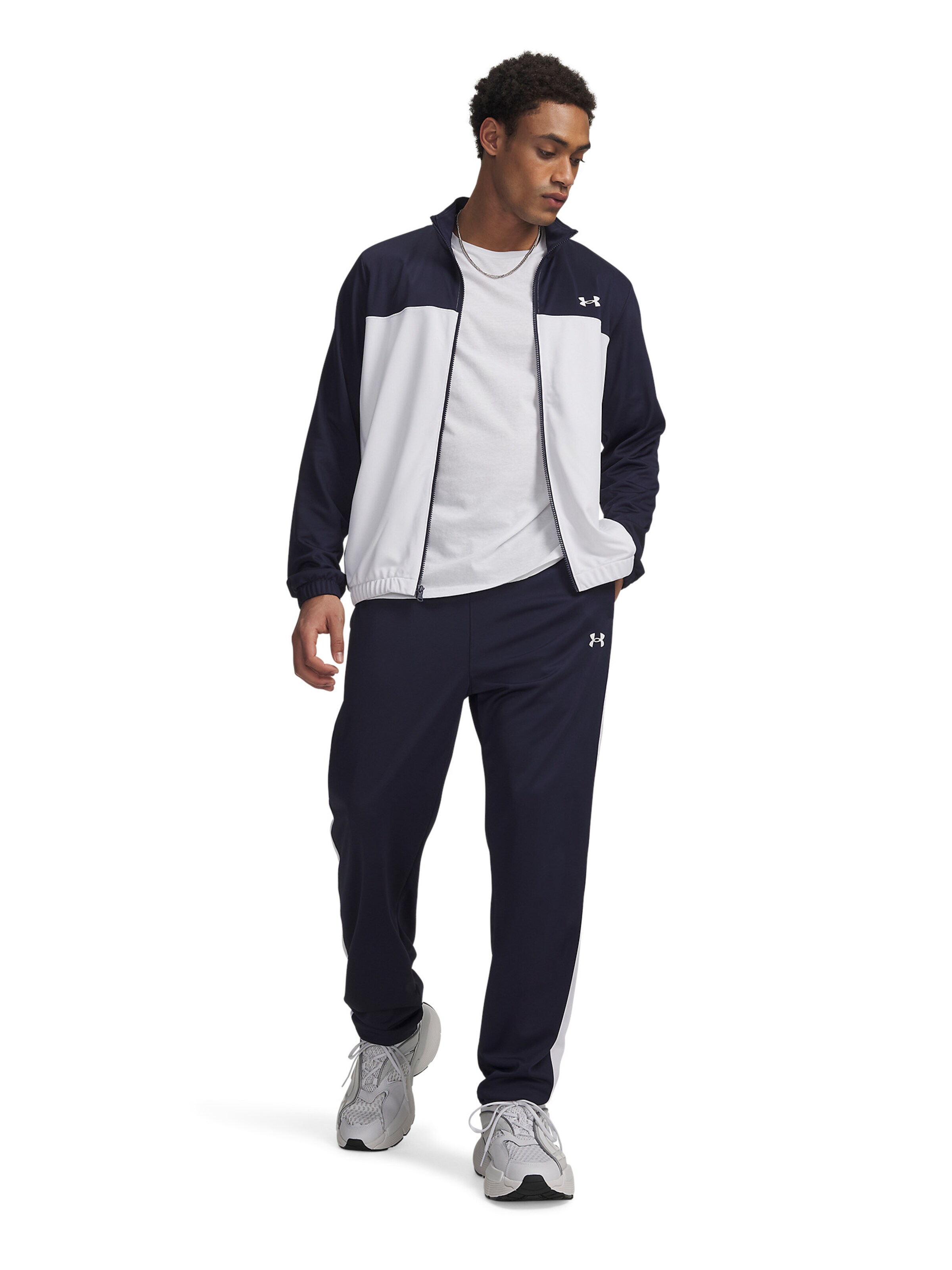 UNDER ARMOUR Trainingspak 'Emea' in Blauw: voorkant