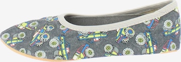 BECK Slippers 'Monster Cars' in Grey