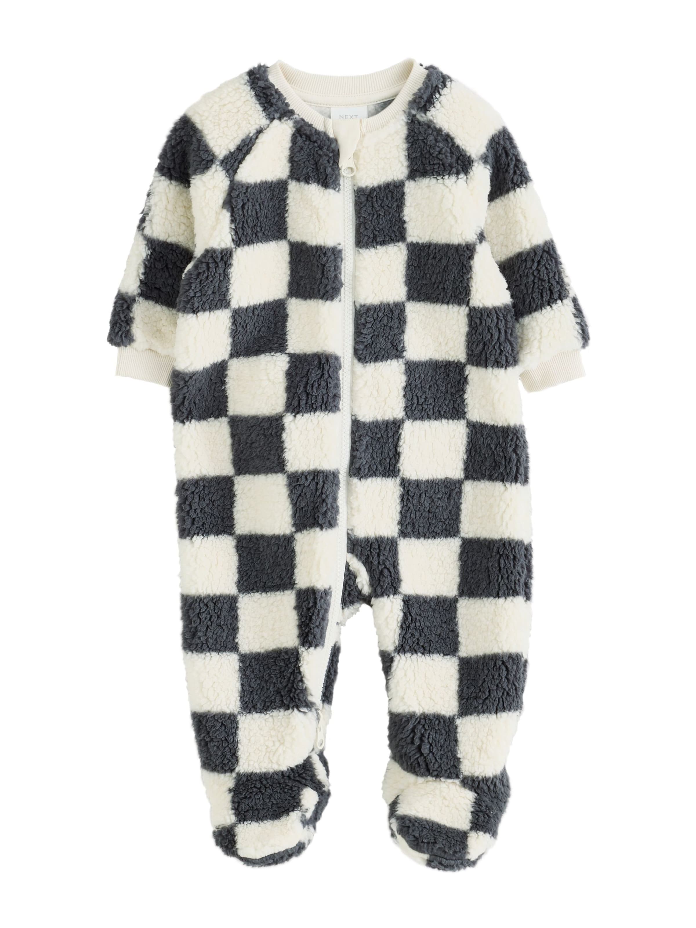 Next - Pijama entero/body en gris: frente