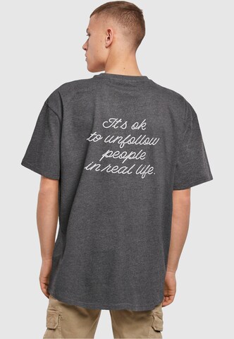 T-Shirt 'Heartbreak X' Merchcode en gris