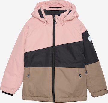 COLOR KIDS Athletic Jacket 'Coski' in Pink: front