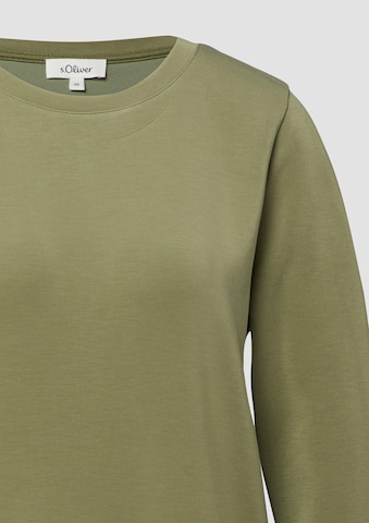 s.Oliver Sweatshirt in Grün