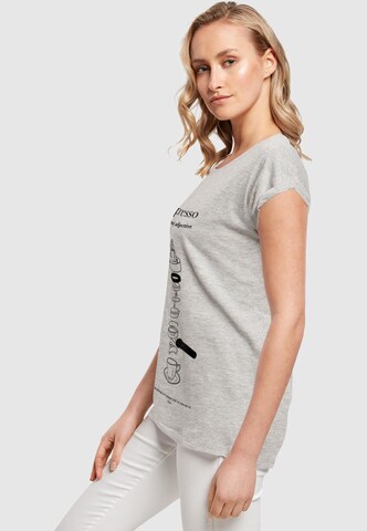 Mister Tee Shirt 'Depresso' in Grijs