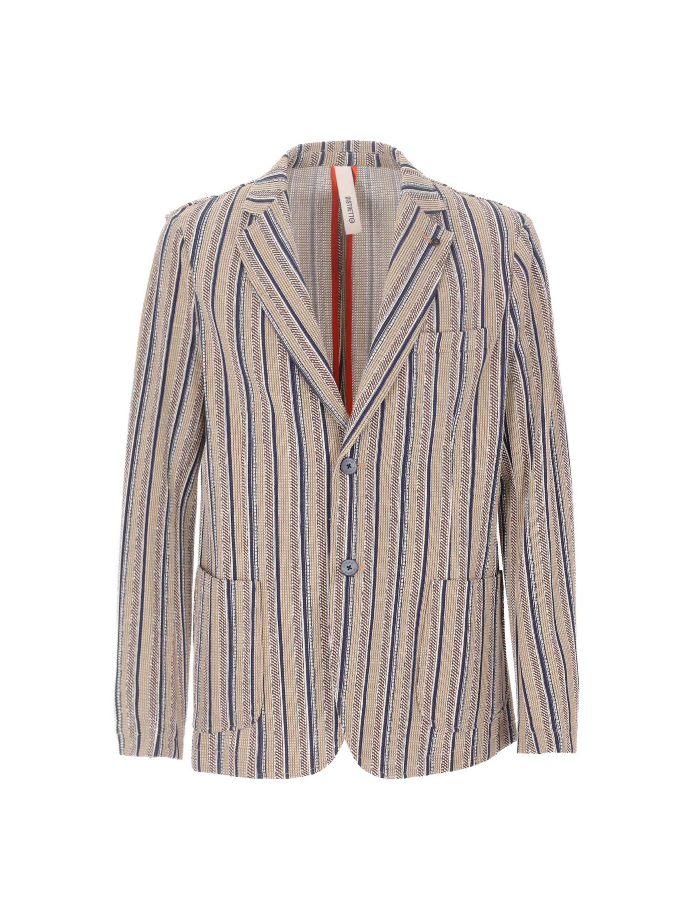 Distretto12 Regular Fit Sakko 'Coffs' in Mischfarben: Vorderseite