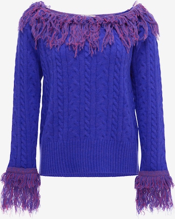 IZIA - Jersey en azul: frente