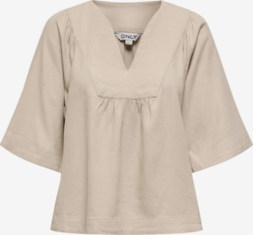 ONLY Bluse 'ONLCaro' i beige: forside