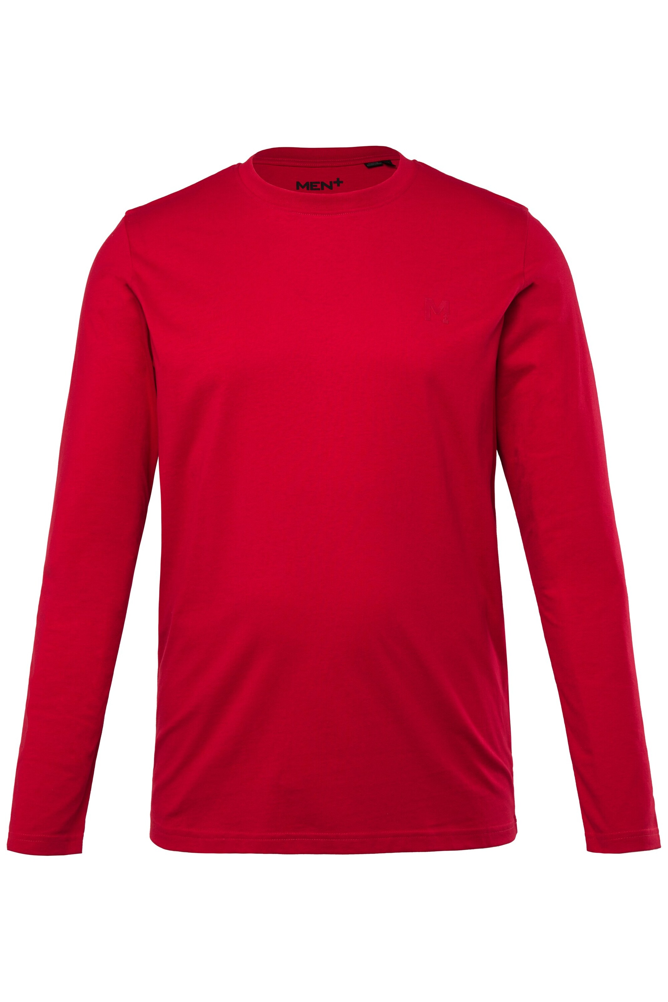 Men Plus T-Shirt in Rot: Vorderseite