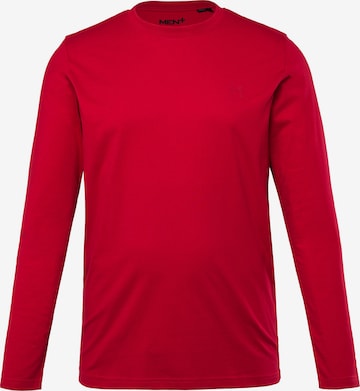 Men Plus T-Shirt in Rot: Vorderseite