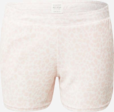Pantaloni de pijama SCHIESSER pe roz pastel / alb, Vizualizare produs