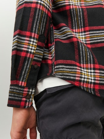 Jack & Jones Junior Regular fit Button Up Shirt 'OWEN' in Black