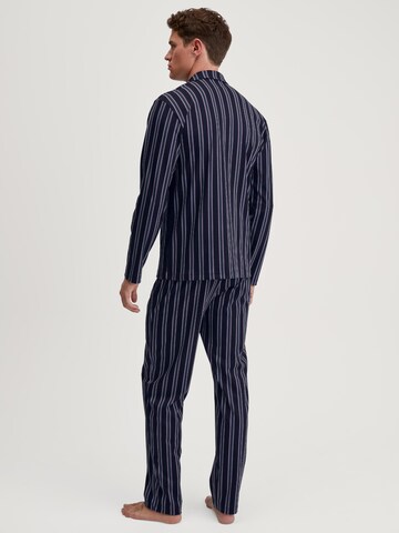 CALIDA Pyjama lang 'Relax Streamline'‌‌‌ in Blau
