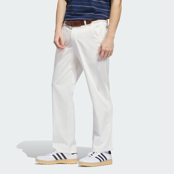 ADIDAS PERFORMANCE Wide leg Sports trousers 'Twistweave' in White: front