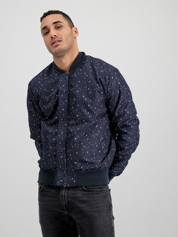 Geacă de primăvară-toamnă 'MA-1 TT NASA Reversible II' de la ALPHA INDUSTRIES pe albastru