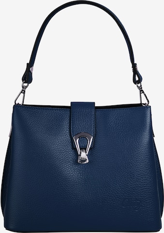 Sac à bandoulière Cluty en bleu : devant