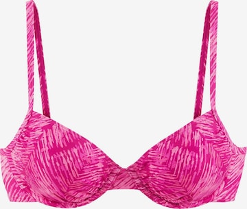 rozā JETTE T-krekla Bikini augšdaļa: no priekšpuses