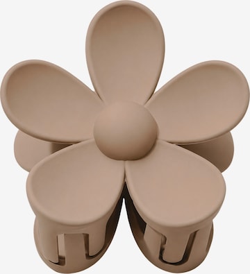 soho Hair accesoiresNakit za kosu 'Bloom Hair Claw - Brown' - smeđa boja: prednji dio