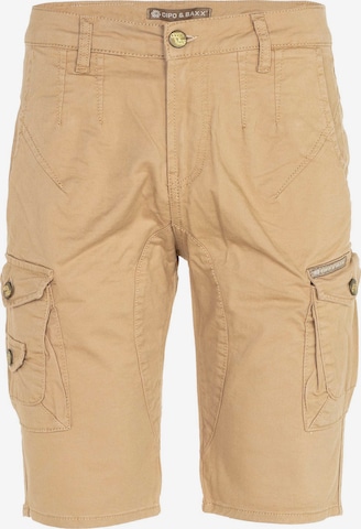 CIPO & BAXX Shorts 'Safari' in Beige: predná strana