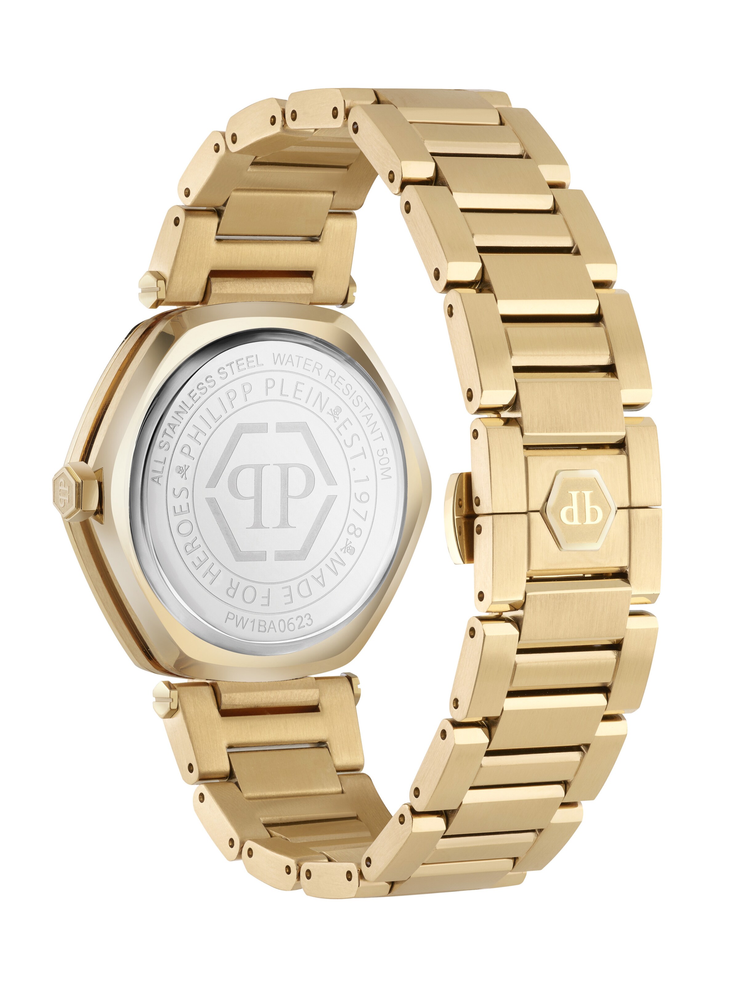 Orologio analogico 'The Hexagon' di Philipp Plein Watches in oro