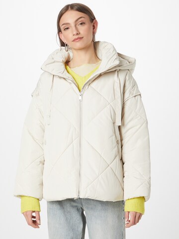 Cartoon Winter jacket in White: front