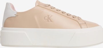 Calvin Klein Sneak 'Sienna' in Beige: Vorderseite