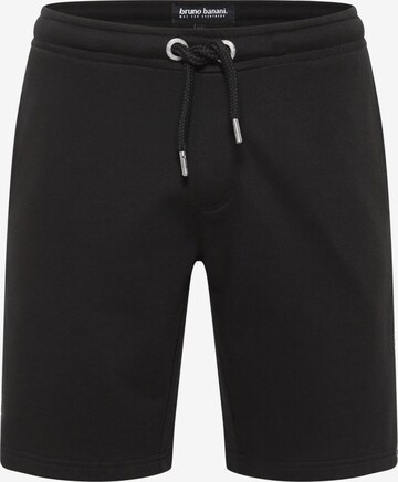 BRUNO BANANI Regular Pants ' CLAY ' in Black: front